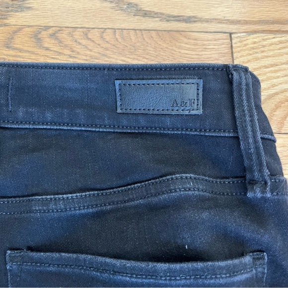 Abercrombie Simone High Rise Super Skinny  Stretch Black Jeans - Picture 3 of 6